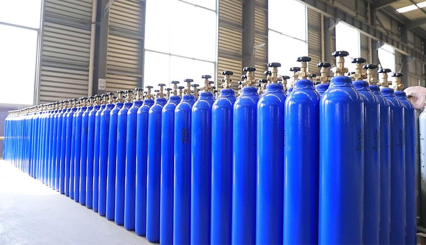 Industrial gas cylinders